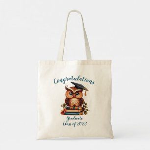 Wise Owl Graduation Tote Bag