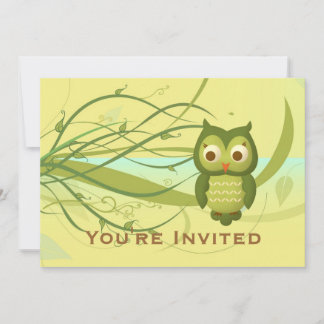 Wise Owl Invitation