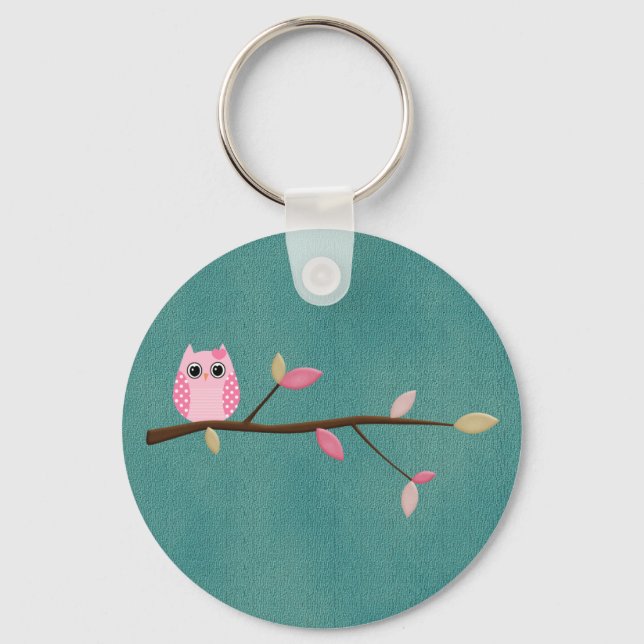 Wise Owl Keychain (Front)