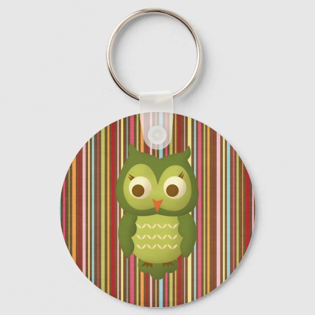 Wise Owl Keychain (Front)