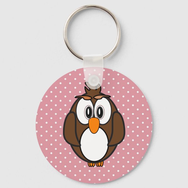 Wise Owl Keychain (Front)