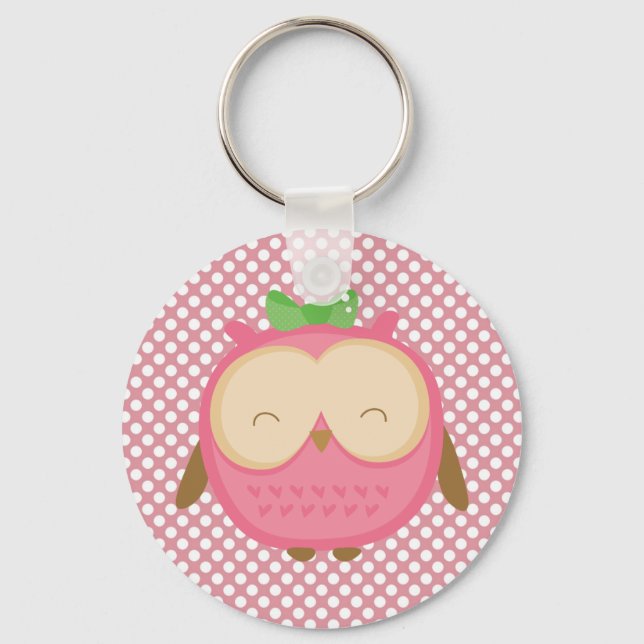 Wise Owl Keychain (Front)