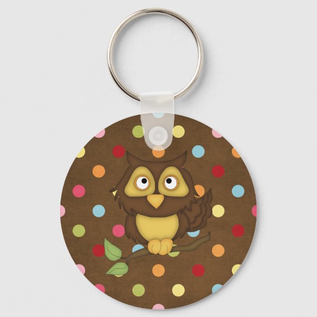 Wise Owl Keychain (Front)
