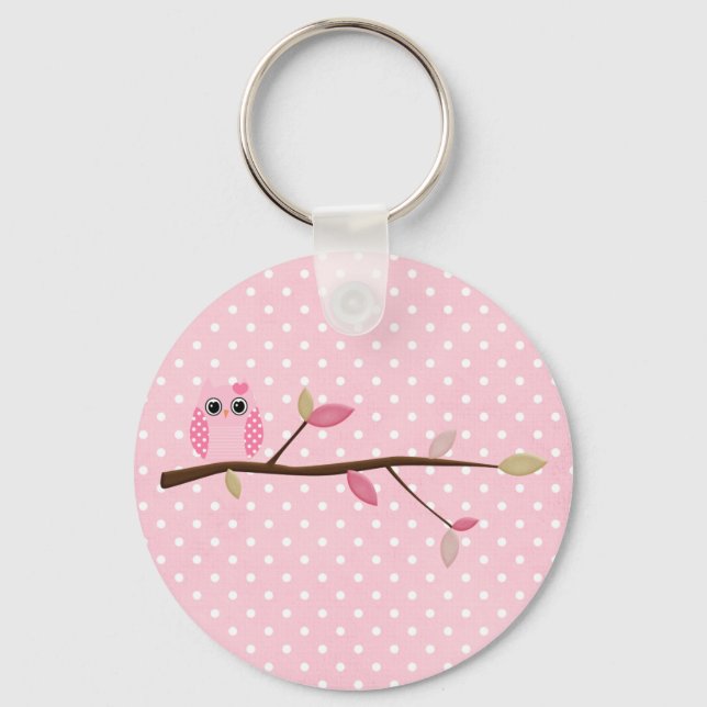 Wise Owl Keychain (Front)