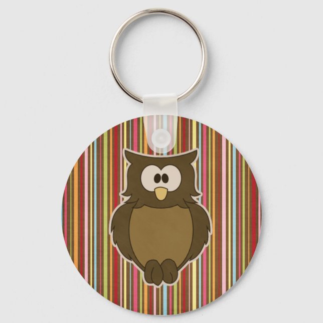 Wise Owl Keychain (Front)