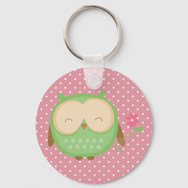 Wise Owl Keychain (Front)