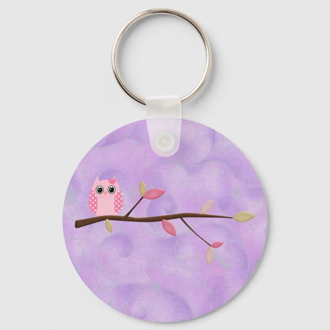 Wise Owl Keychain (Front)