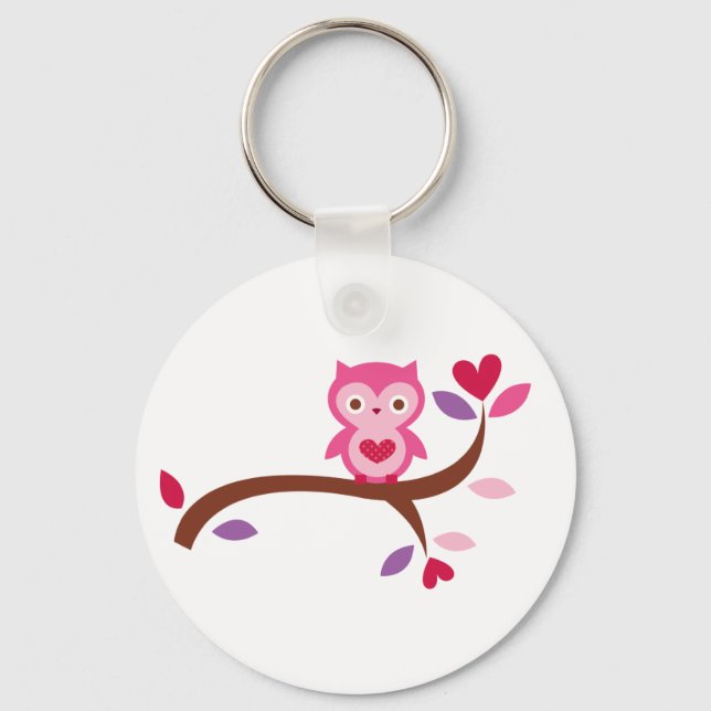 Wise Owl Keychain (Front)