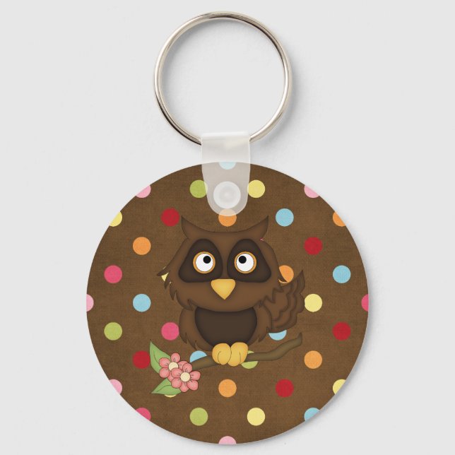 Wise Owl Keychain (Front)