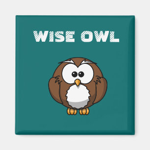 WISE OWL MAGNET
