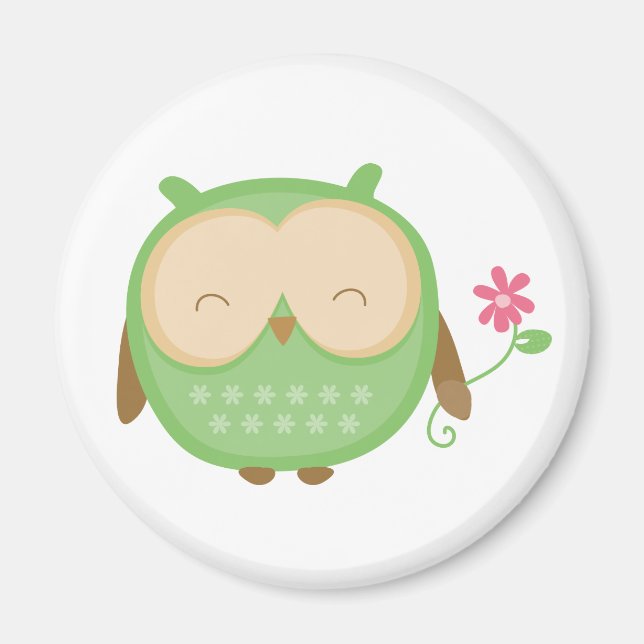 Wise Owl Magnet (Front)