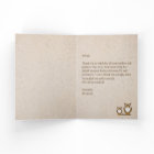 Wise Owl Mentor Thank You Card