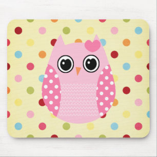 Wise Owl Mouse Pad