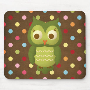 Wise Owl Mouse Pad