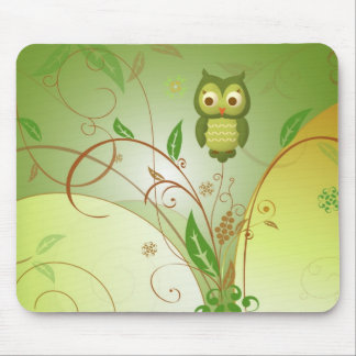 Wise Owl Mouse Pad
