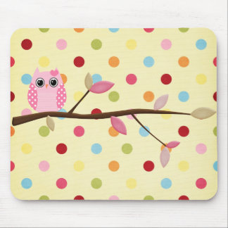 Wise Owl Mouse Pad