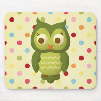 Wise Owl Mouse Pad
