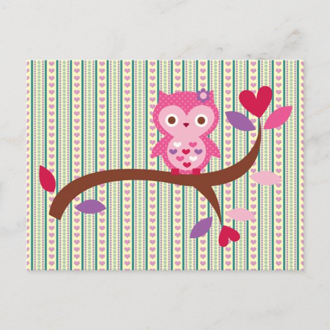 Wise Owl Postcard (Front)