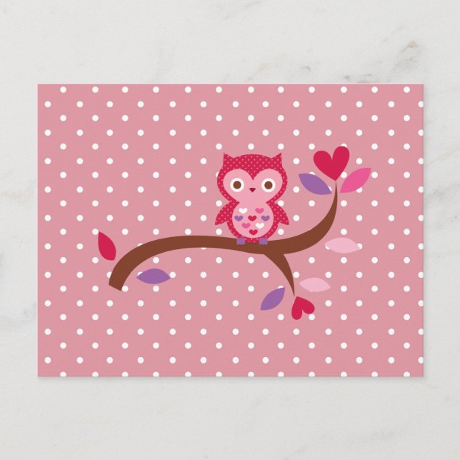 Wise Owl Postcard (Front)