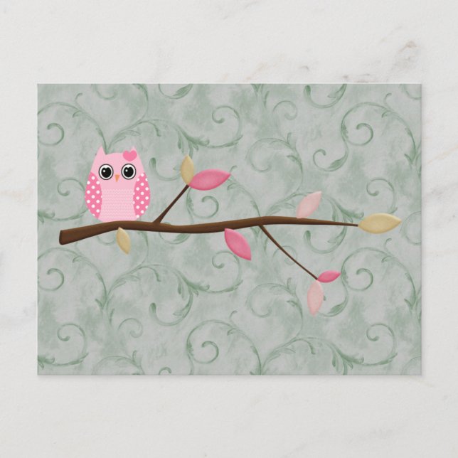 Wise Owl Postcard (Front)