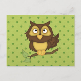 Wise Owl Postcard