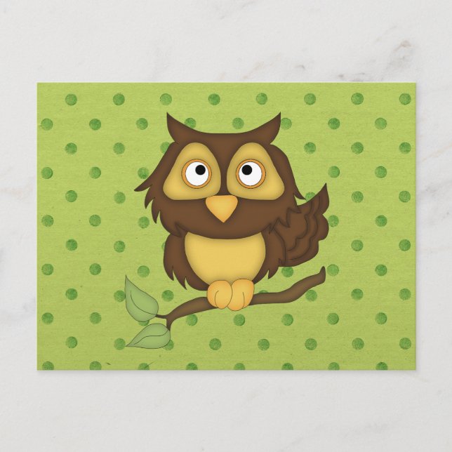 Wise Owl Postcard (Front)