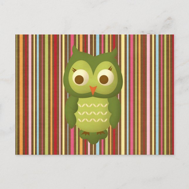 Wise Owl Postcard (Front)