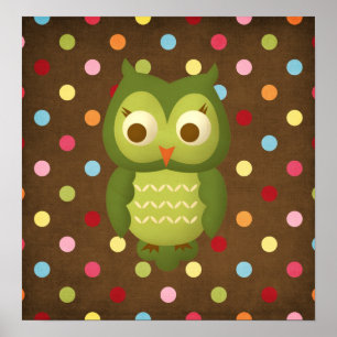 Wise Owl Poster