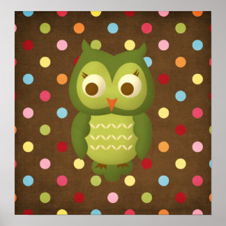 Wise Owl Poster