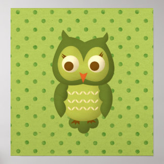 Wise Owl Poster