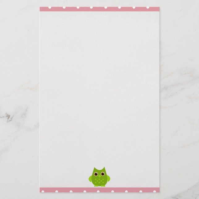 Wise Owl Stationery (Front)