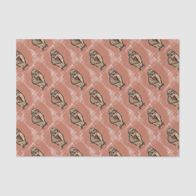 Wise Owl Tissue Paper (Front)