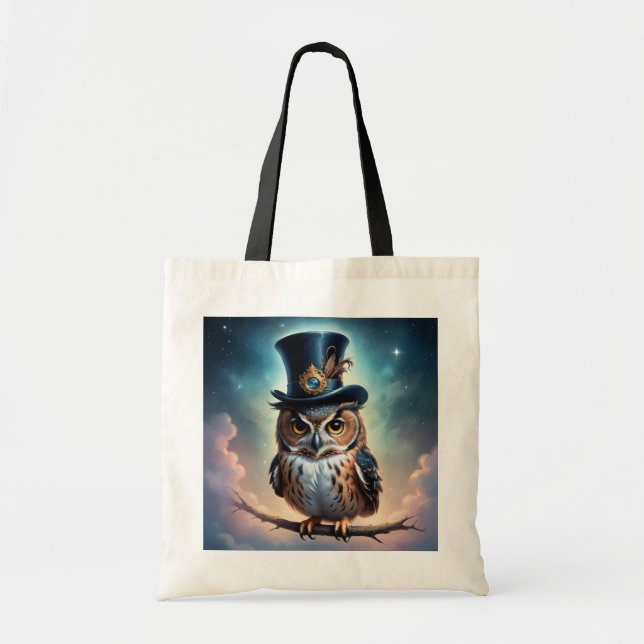 Wise Owl  Tote Bag (Front)