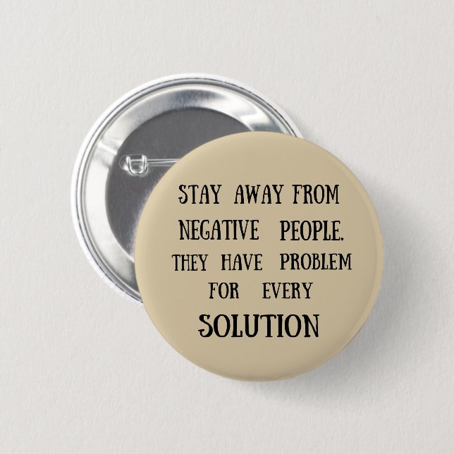 wise saying about life 2 inch round button (Front & Back)
