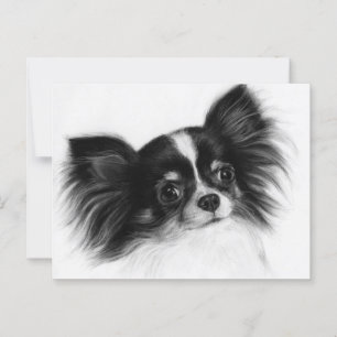 Wise Soul - Hand Painted Senior Chihuahua Portrait Postcard