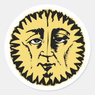 Wise Sun Classic Round Sticker