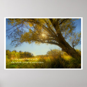Wise tree poster