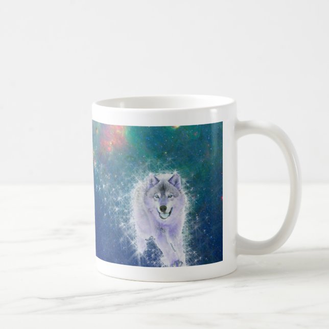 Wise Wolf Coffee Mug (Right)