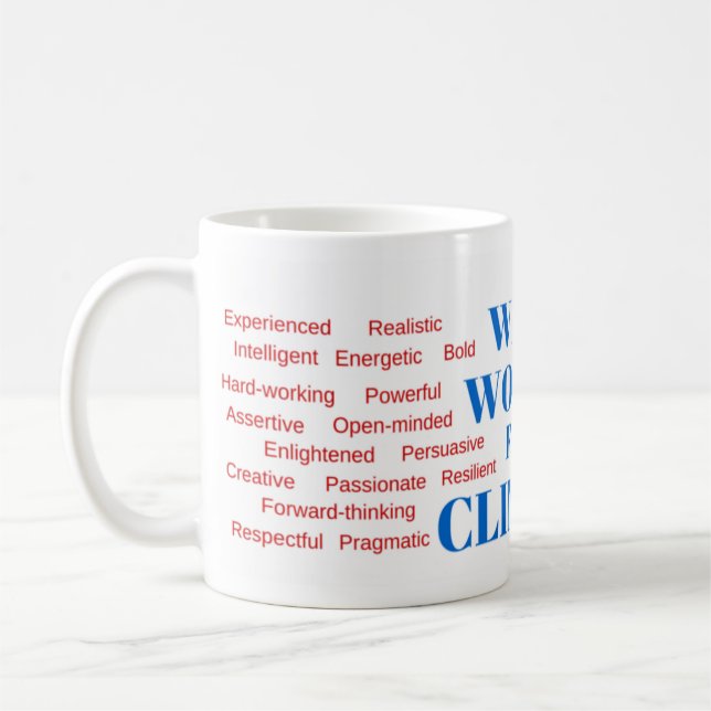 WISE WOMEN FOR CLINTON SECRET FACEBOOK IMAGE MUG (Left)