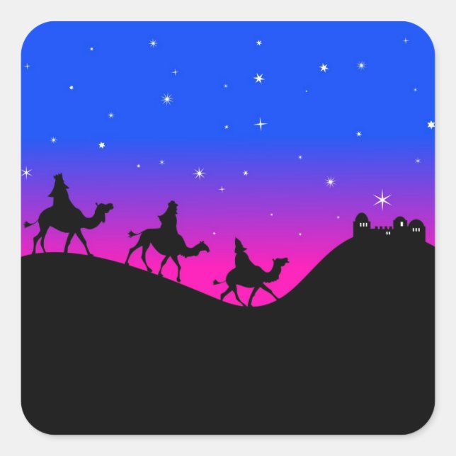 Wisemen Square Sticker (Front)