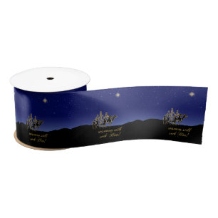 Wisemen Still Seek Him Christmas Satin Ribbon