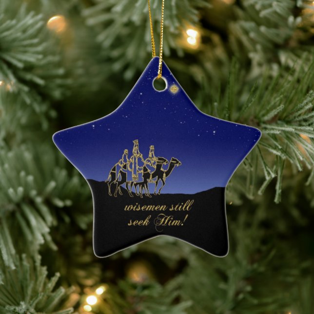 Wisemen Still Seek Him Christmas Tree Ornament (Tree)