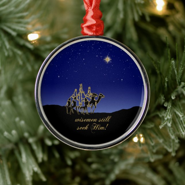 Wisemen still seek Him Ornament (Tree)