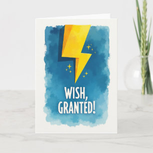 Wish Granted Birthday Card