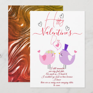 Wish Happy Valentine’s Day. Holiday Card