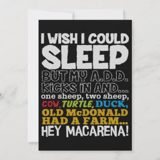 Wish I Could Sleep Mens Funny Slogan Gift For Him