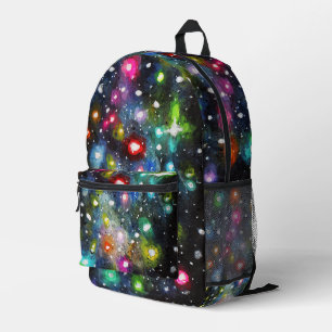 Wish I  Printed Backpack