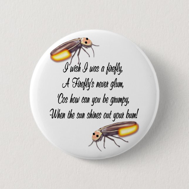 Wish I was a Firefly 2 Inch Round Button (Front)