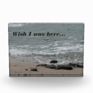 Wish I Was Here (beach) Postcard Photo Block