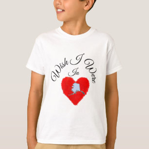 Wish I Were In Heart Alaska T-Shirt